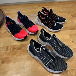 3 Pairs of Nike React Phantom Sneakers